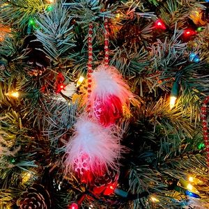Glass Mitten Ornaments.